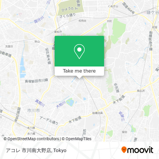 アコレ 市川南大野店 map