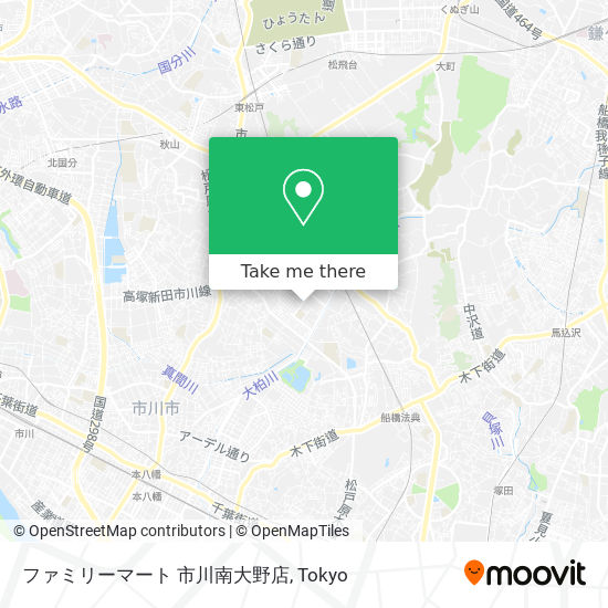 ファミリーマート 市川南大野店 map