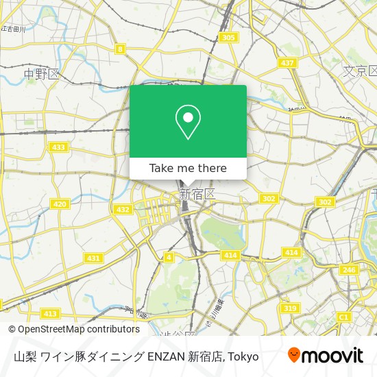 山梨 ワイン豚ダイニング ENZAN 新宿店 map