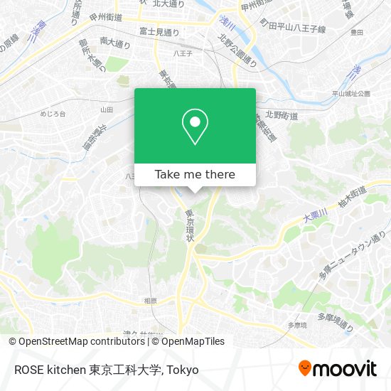 ROSE kitchen 東京工科大学 map