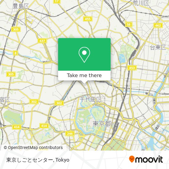 東京しごとセンター map