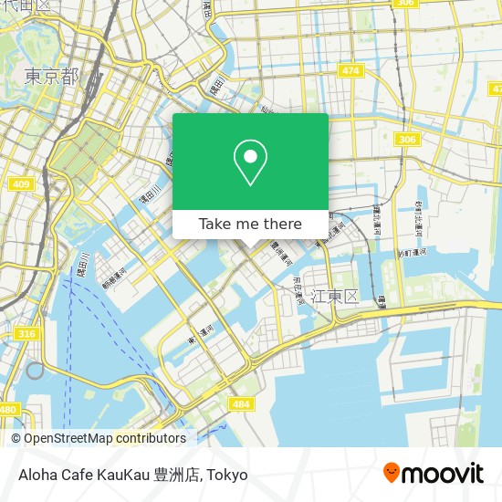 Aloha Cafe KauKau 豊洲店 map