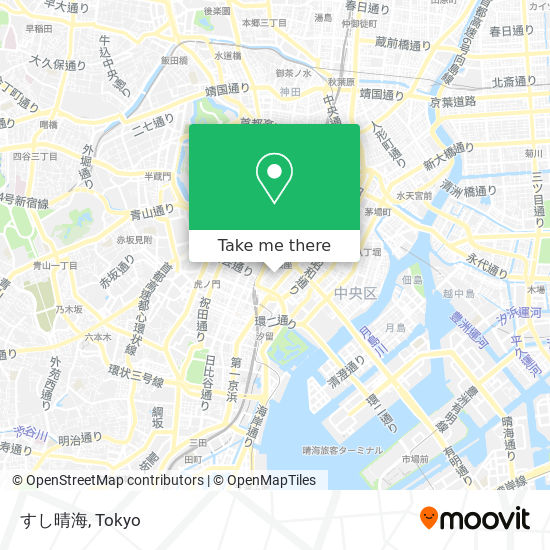 すし晴海 map