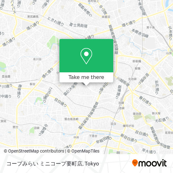 コープみらい ミニコープ要町店 map