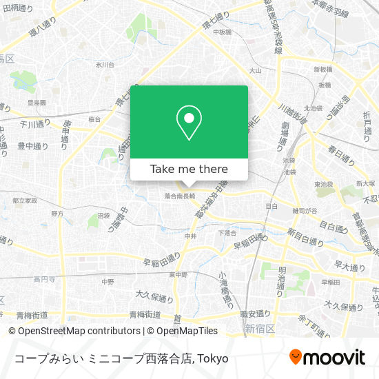 コープみらい ミニコープ西落合店 map