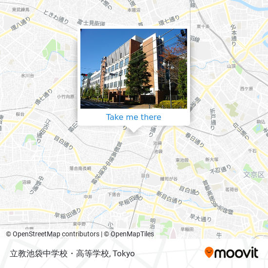 立教池袋中学校・高等学校 map