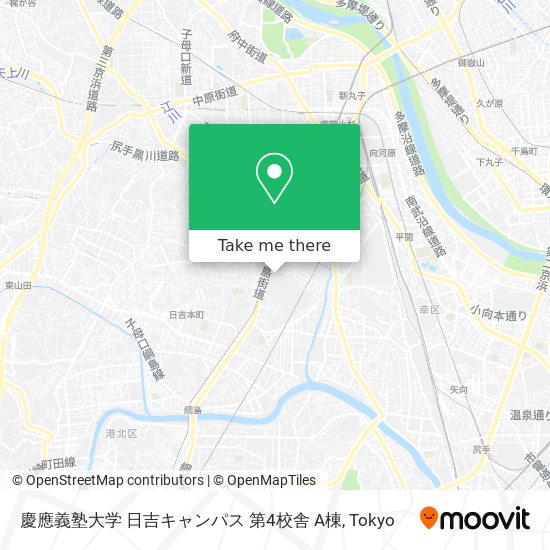 慶應義塾大学 日吉キャンパス 第4校舎 A棟 map