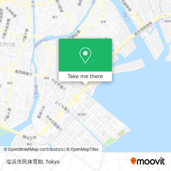 塩浜市民体育館 map