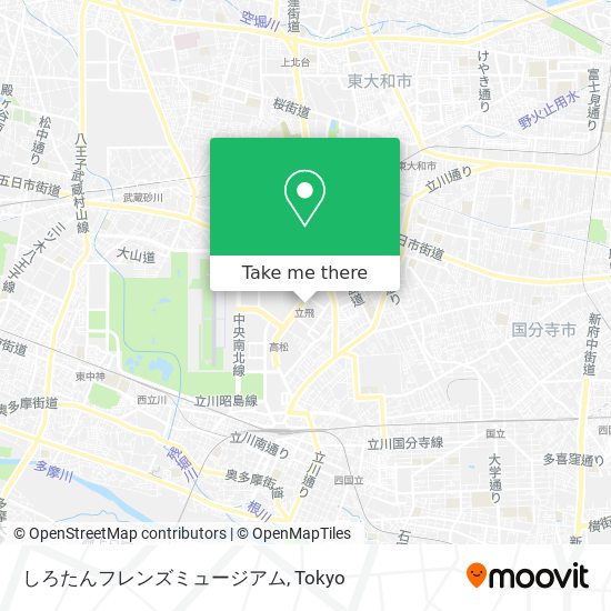 しろたんフレンズミュージアム map