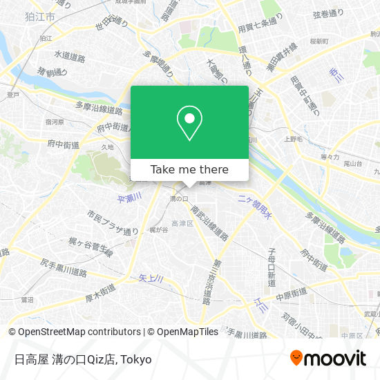 日高屋 溝の口Qiz店 map