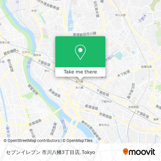 セブンイレブン 市川八幡3丁目店 map