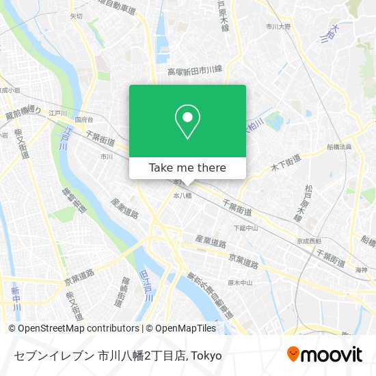 セブンイレブン 市川八幡2丁目店 map