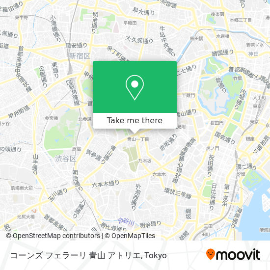 コーンズ フェラーリ 青山 アトリエ map