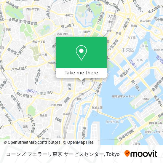 コーンズ フェラーリ東京 サービスセンター map