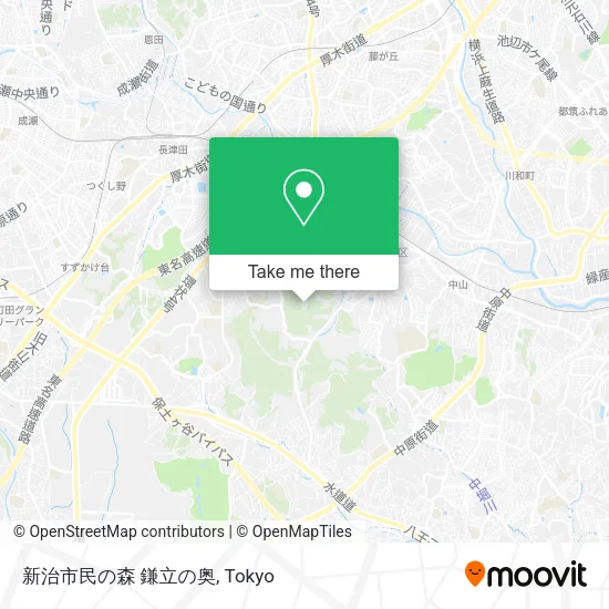 新治市民の森 鎌立の奥 map