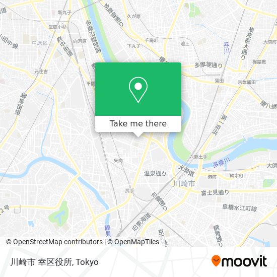 川崎市 幸区役所 map