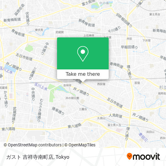 ガスト 吉祥寺南町店 map