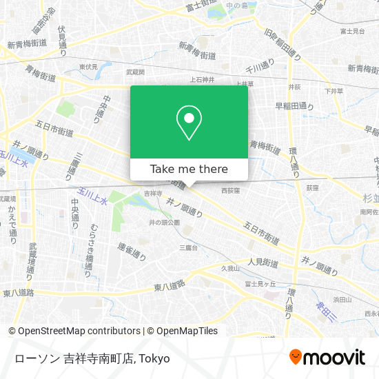 ローソン 吉祥寺南町店 map