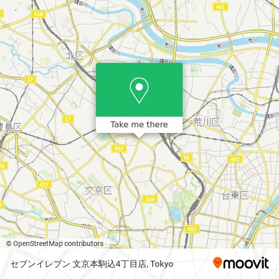 セブンイレブン 文京本駒込4丁目店 map