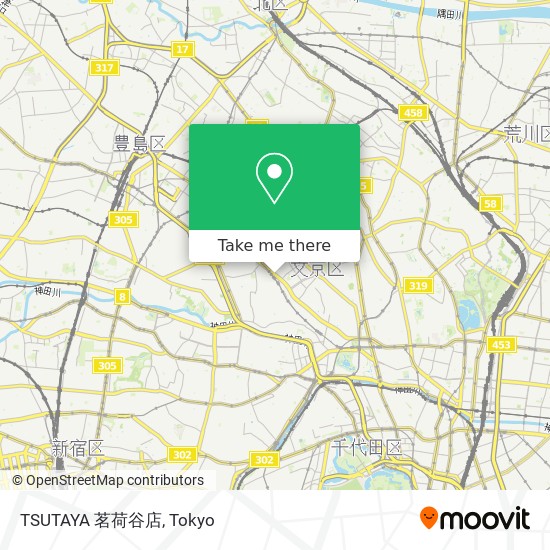 TSUTAYA 茗荷谷店 map