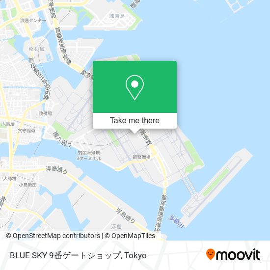 BLUE SKY 9番ゲートショップ map