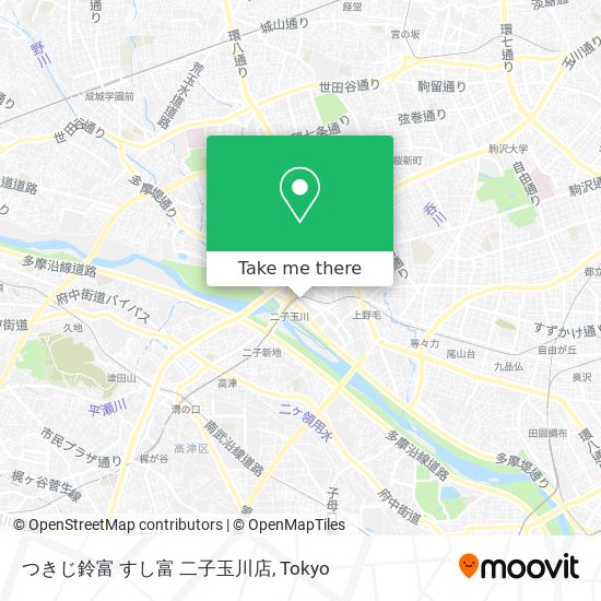 つきじ鈴富 すし富 二子玉川店 map