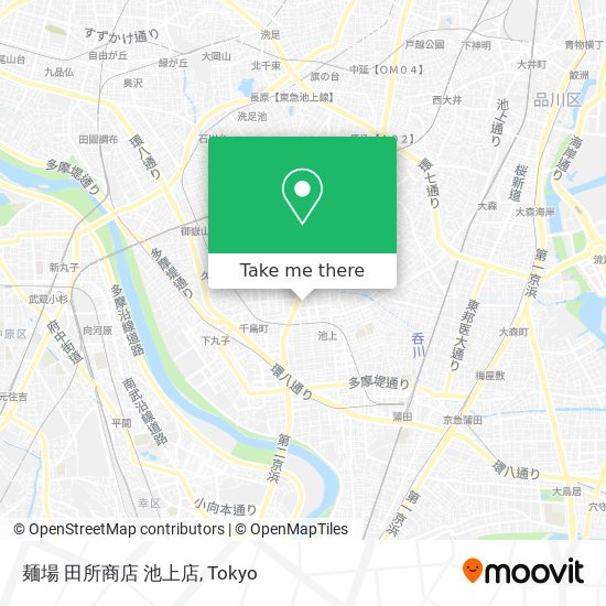麺場 田所商店 池上店 map