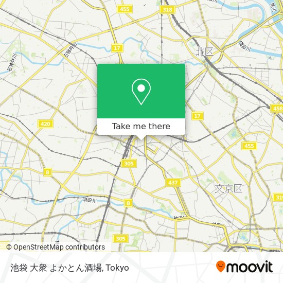 池袋 大衆 よかとん酒場 map