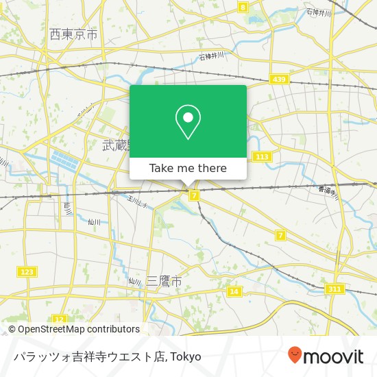 パラッツォ吉祥寺ウエスト店 map