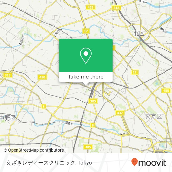 えざきレディースクリニック map