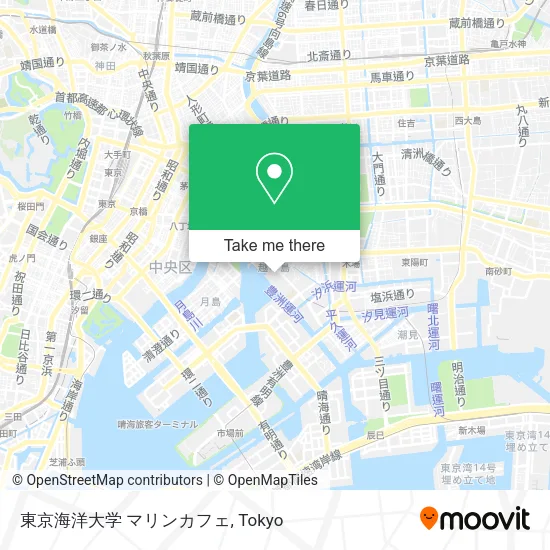 東京海洋大学 マリンカフェ map