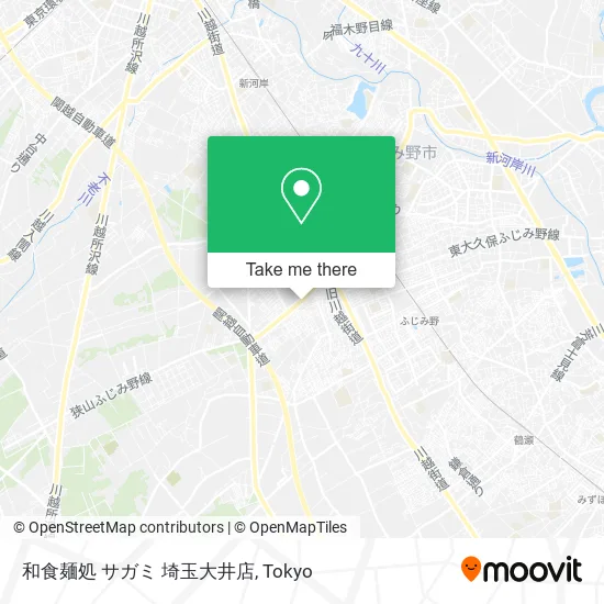 和食麺処 サガミ 埼玉大井店 map