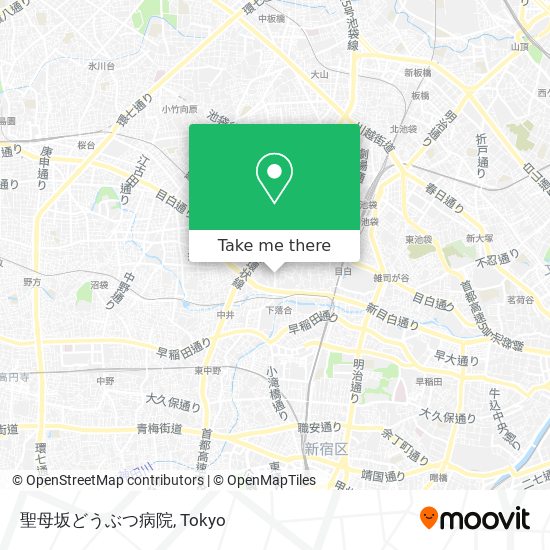 聖母坂どうぶつ病院 map