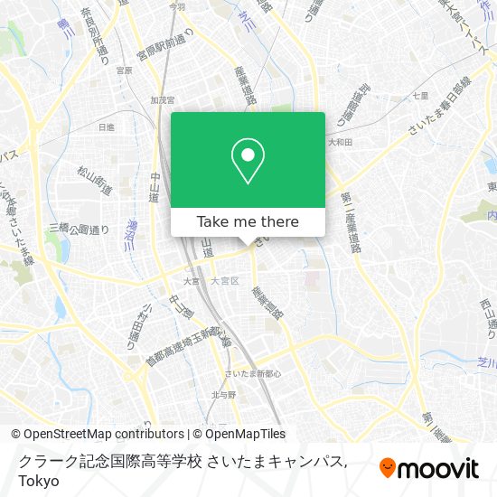 クラーク記念国際高等学校 さいたまキャンパス map