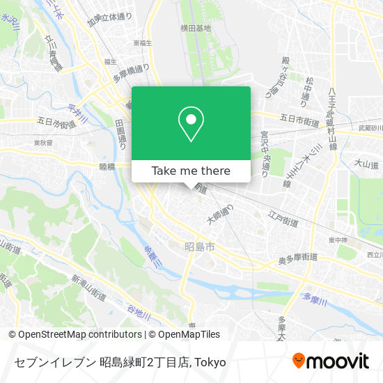 セブンイレブン 昭島緑町2丁目店 map
