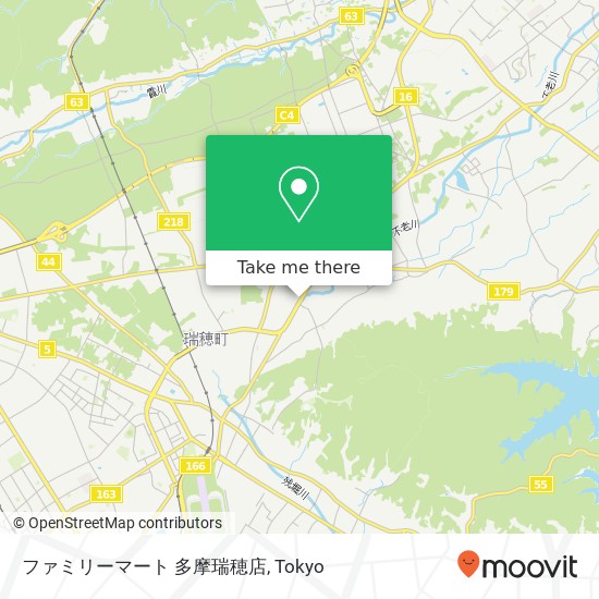 ファミリーマート 多摩瑞穂店 map