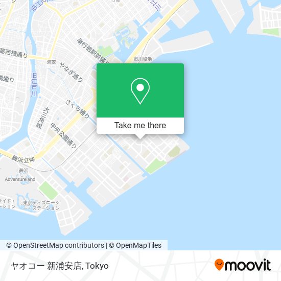 ヤオコー 新浦安店 map