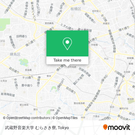 武蔵野音楽大学 むらさき寮 map