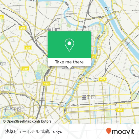 浅草ビューホテル 武蔵 map