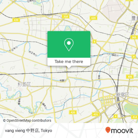 vang vieng 中野店 map