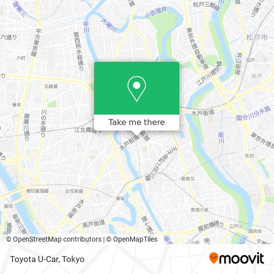 Toyota U-Car map