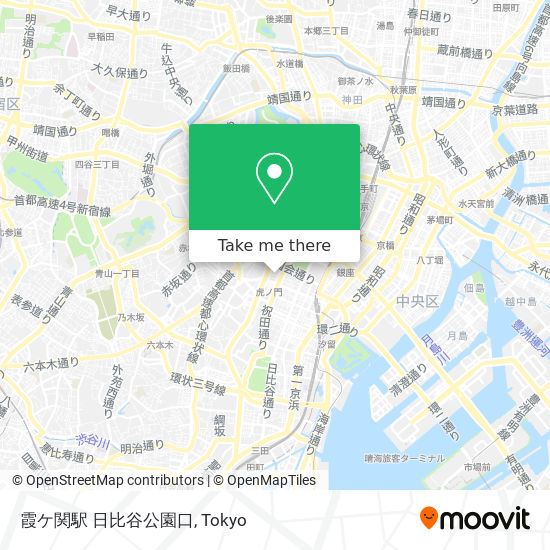 霞ケ関駅 日比谷公園口 map