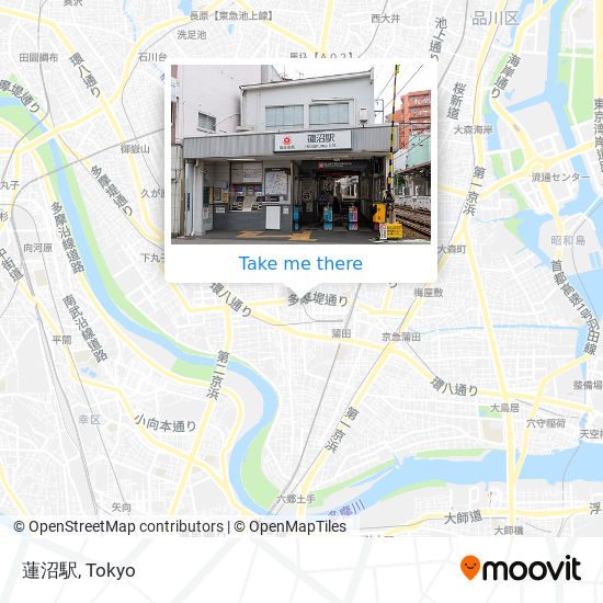 蓮沼駅 map