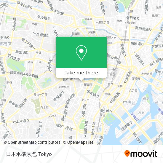 日本水準原点 map