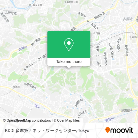 KDDI 多摩第四ネットワークセンター map