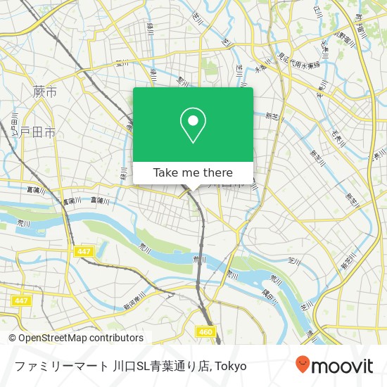 ファミリーマート 川口SL青葉通り店 map