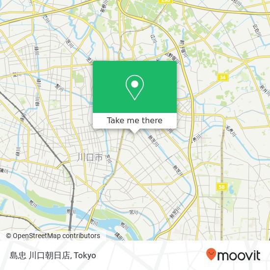 島忠 川口朝日店 map