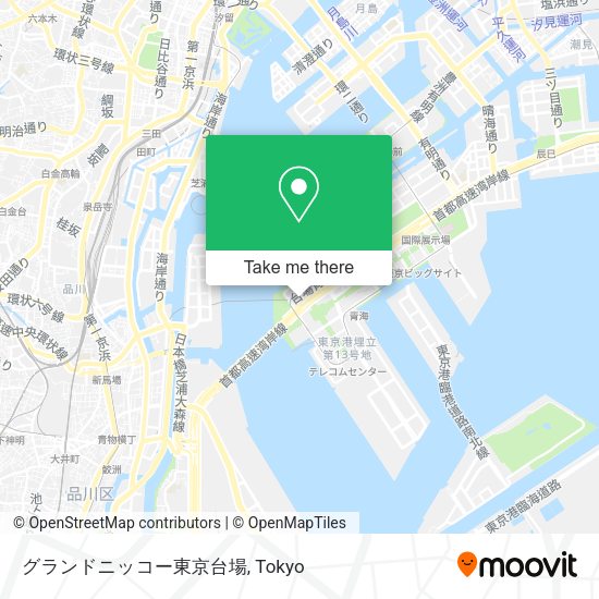 グランドニッコー東京台場 map