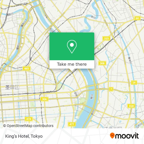 King’s Hotel map
