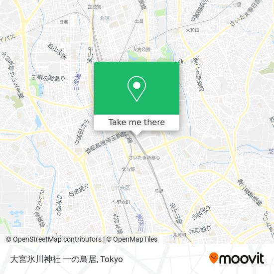 大宮氷川神社 一の鳥居 map